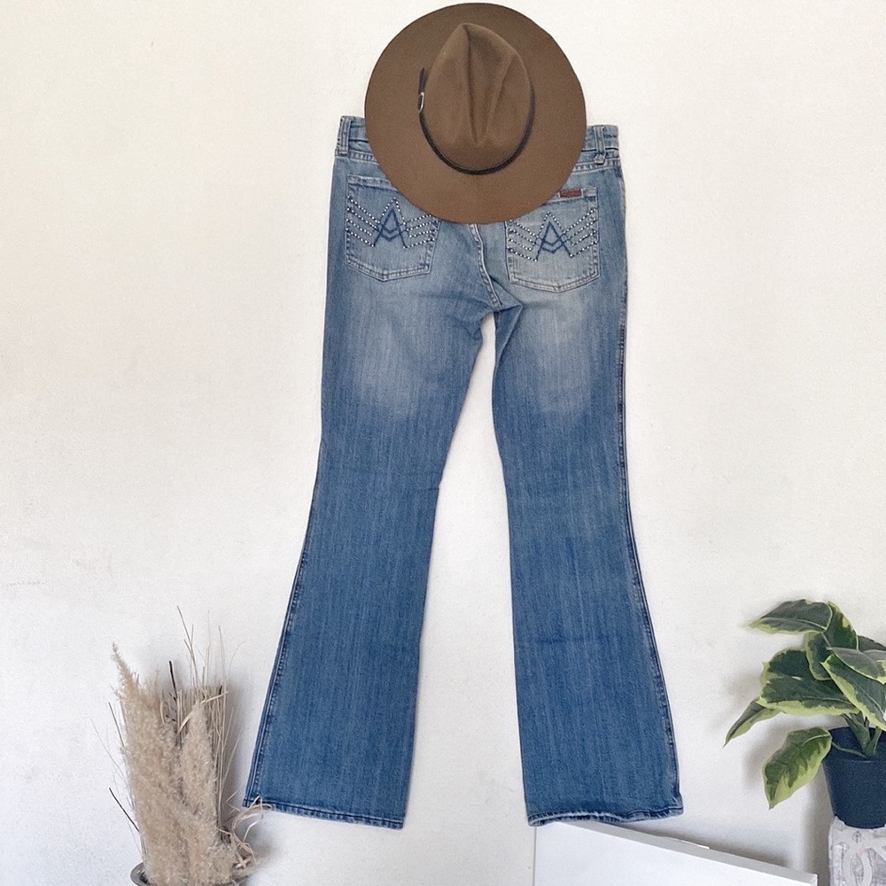💕7 for All man Kind jeans Flared size 30💕